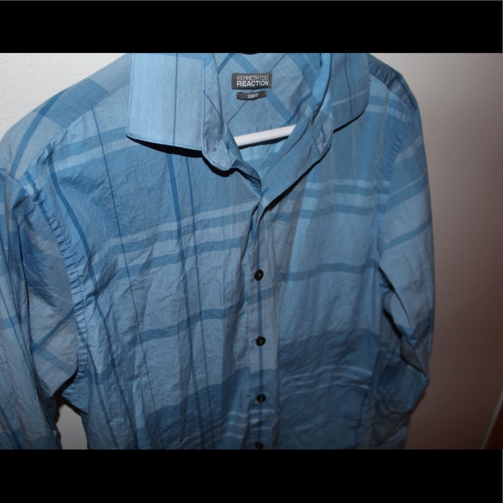 Kenneth Cole Reaction casual button down flannel